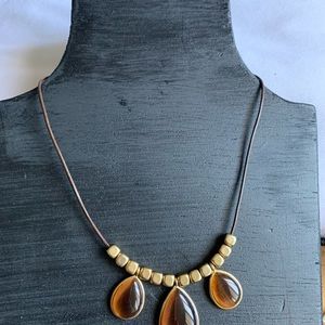 Fashion Necklace with semi precious stone